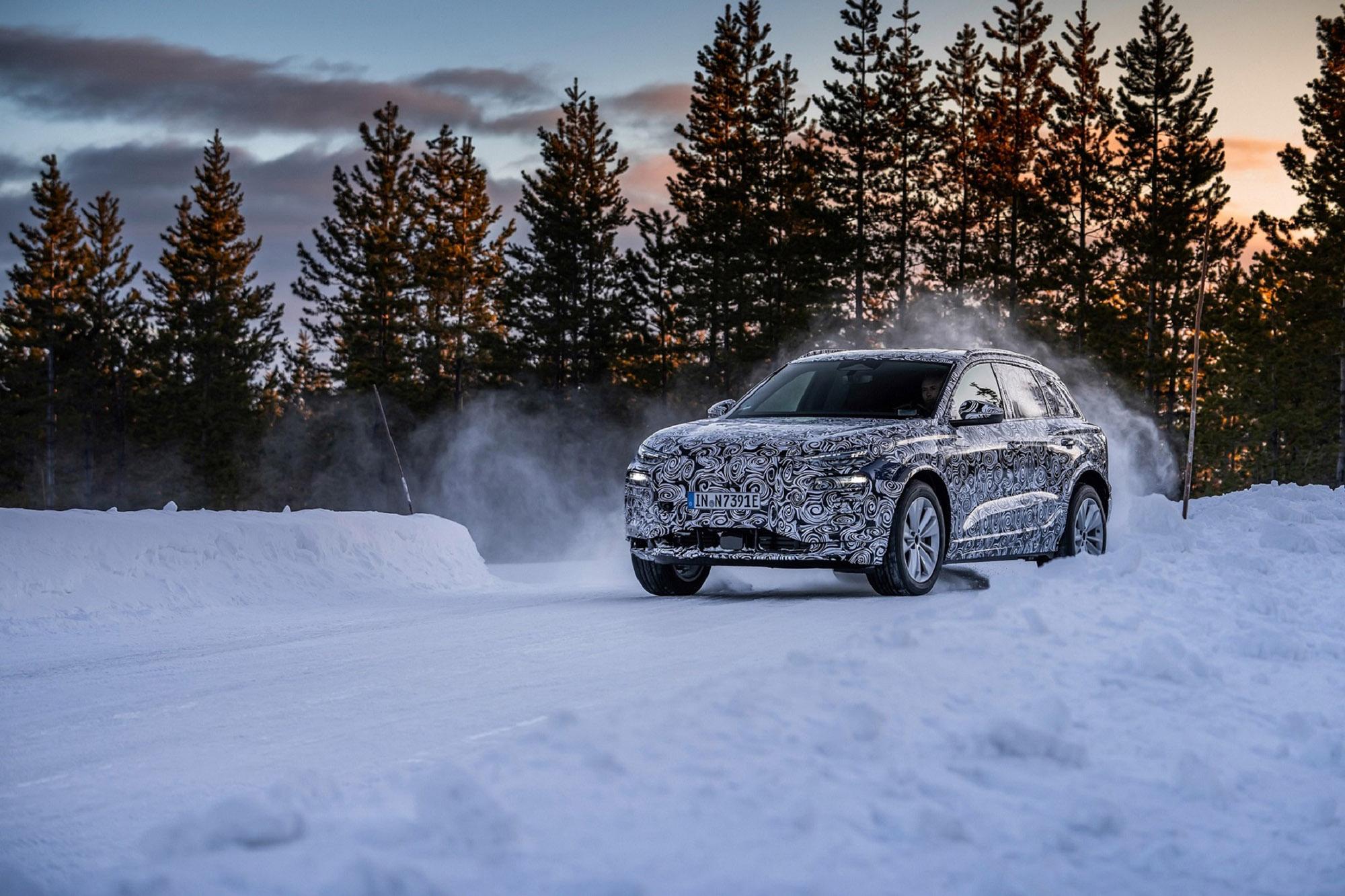 Οι δοκιμές του Audi Q6 e-tron