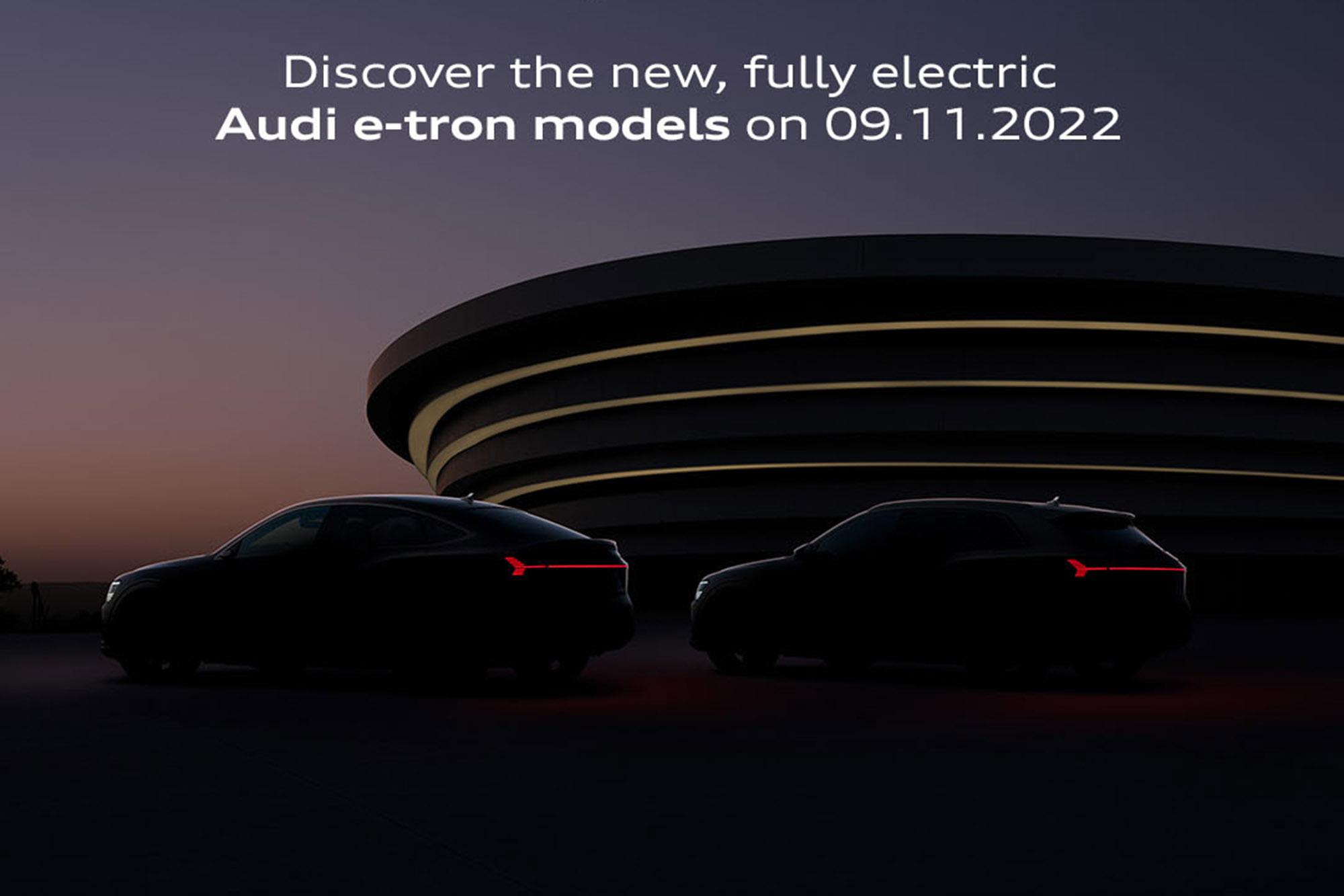 Teaser για τα Audi Q8 E-Tron και Q8 E-Tron Sportback