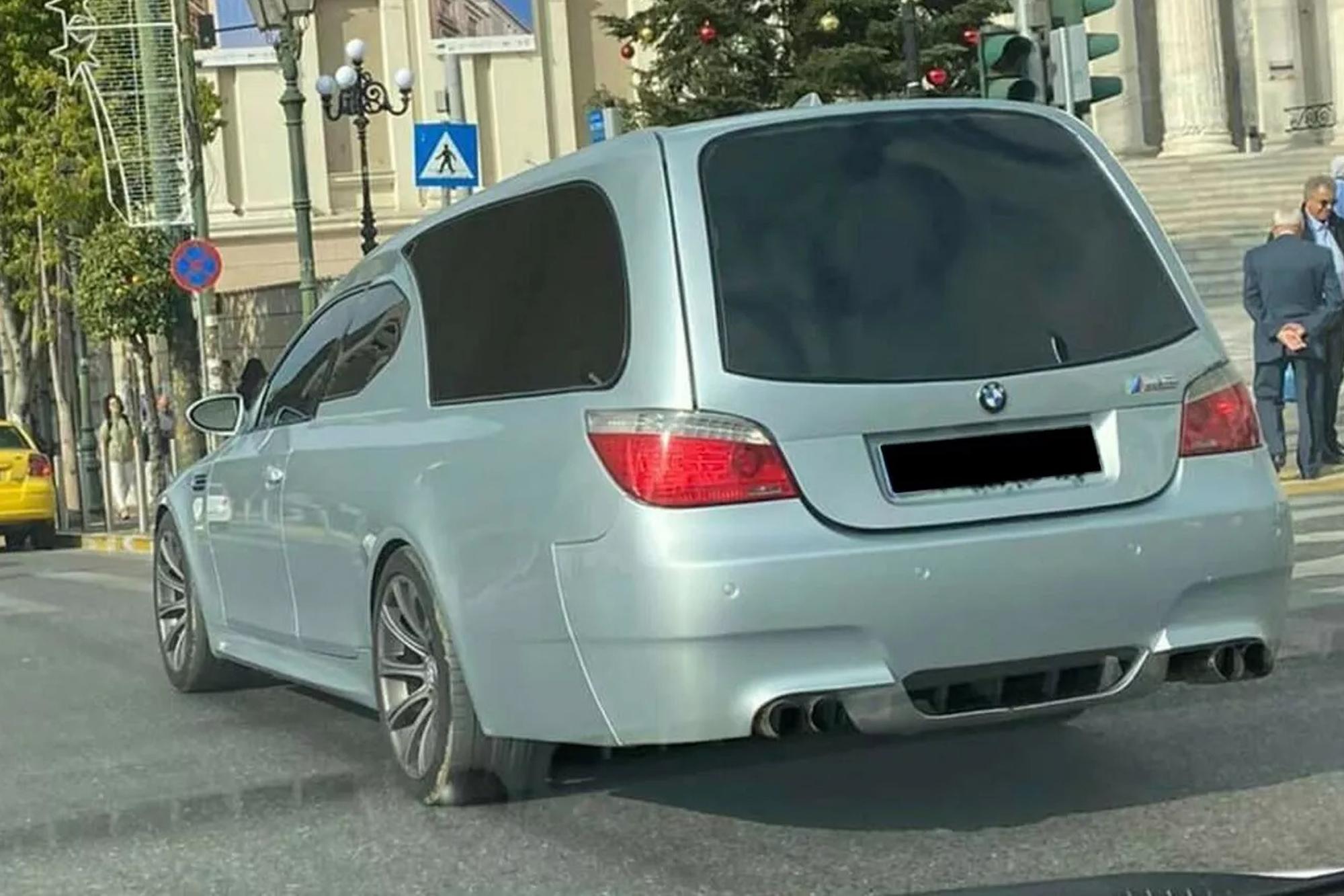 BMW M5 σε ρόλο… νεκροφόρας!
