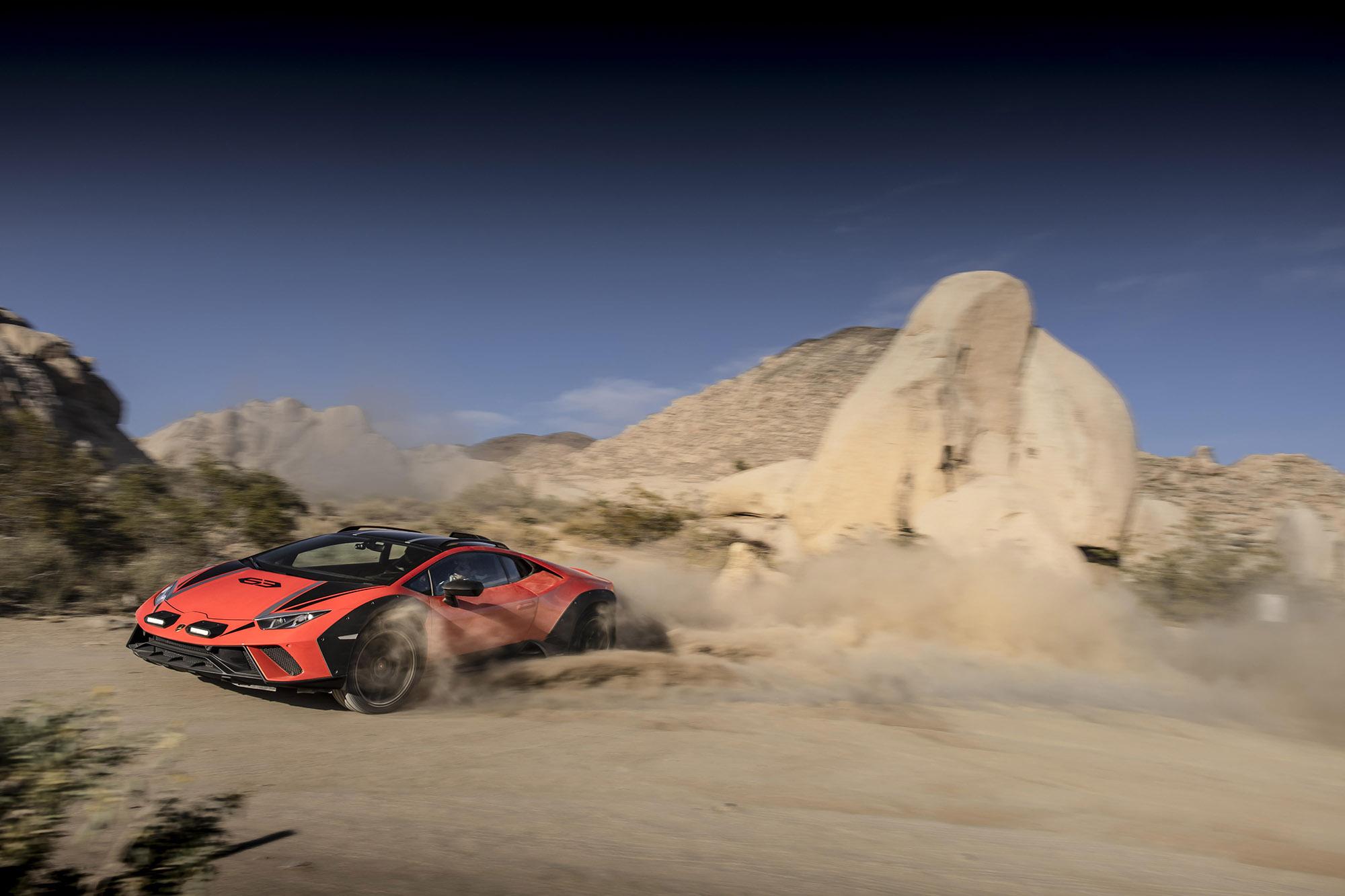 Lamborghini Huracan Sterrato: California… Drifting