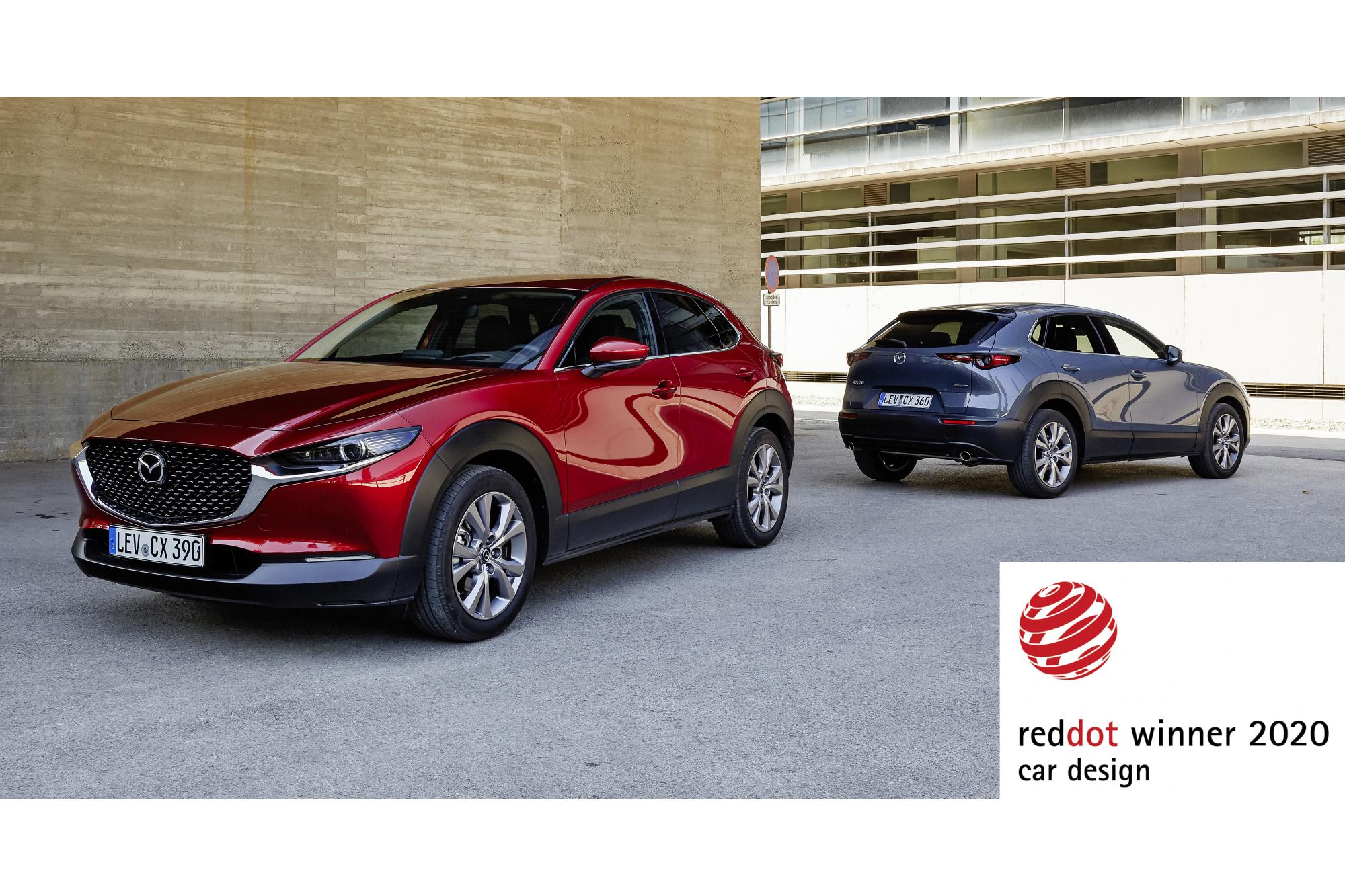 Τα νέα Mazda CX-30 και MX-30 κατακτούν το βραβείο Red Dot design για το 2020