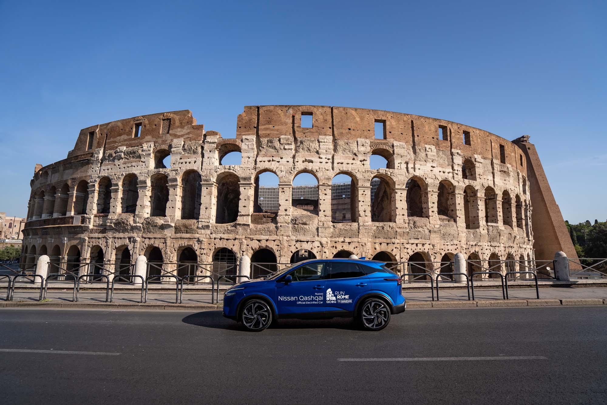 Το νέο Nissan Qashqai στον Μαραθώνιο της Ρώμης