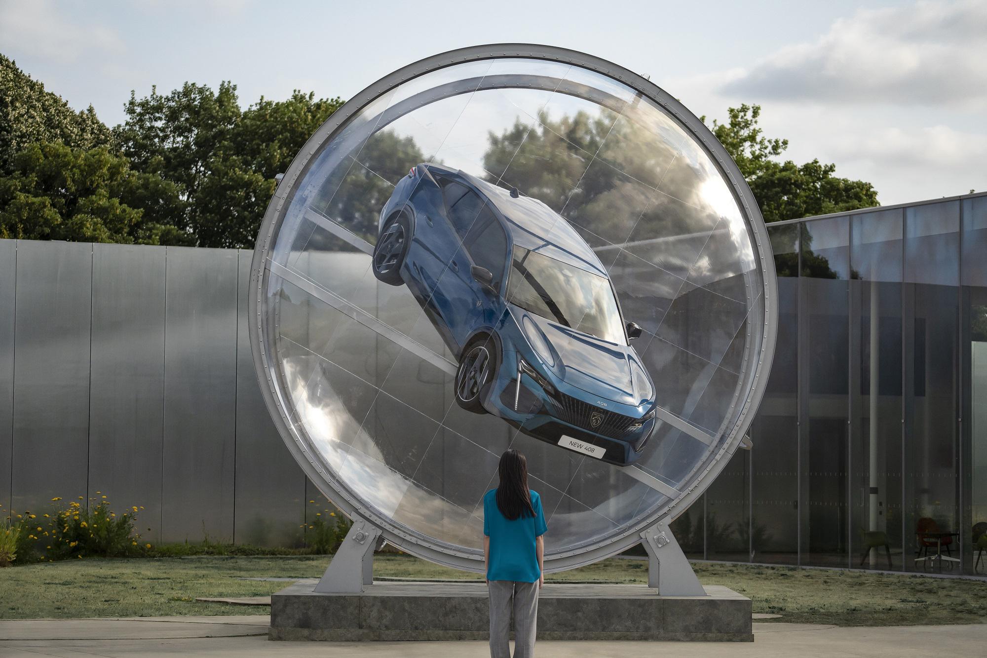 Peugeot: Το νέο 408 μέσα σε μια σφαίρα 