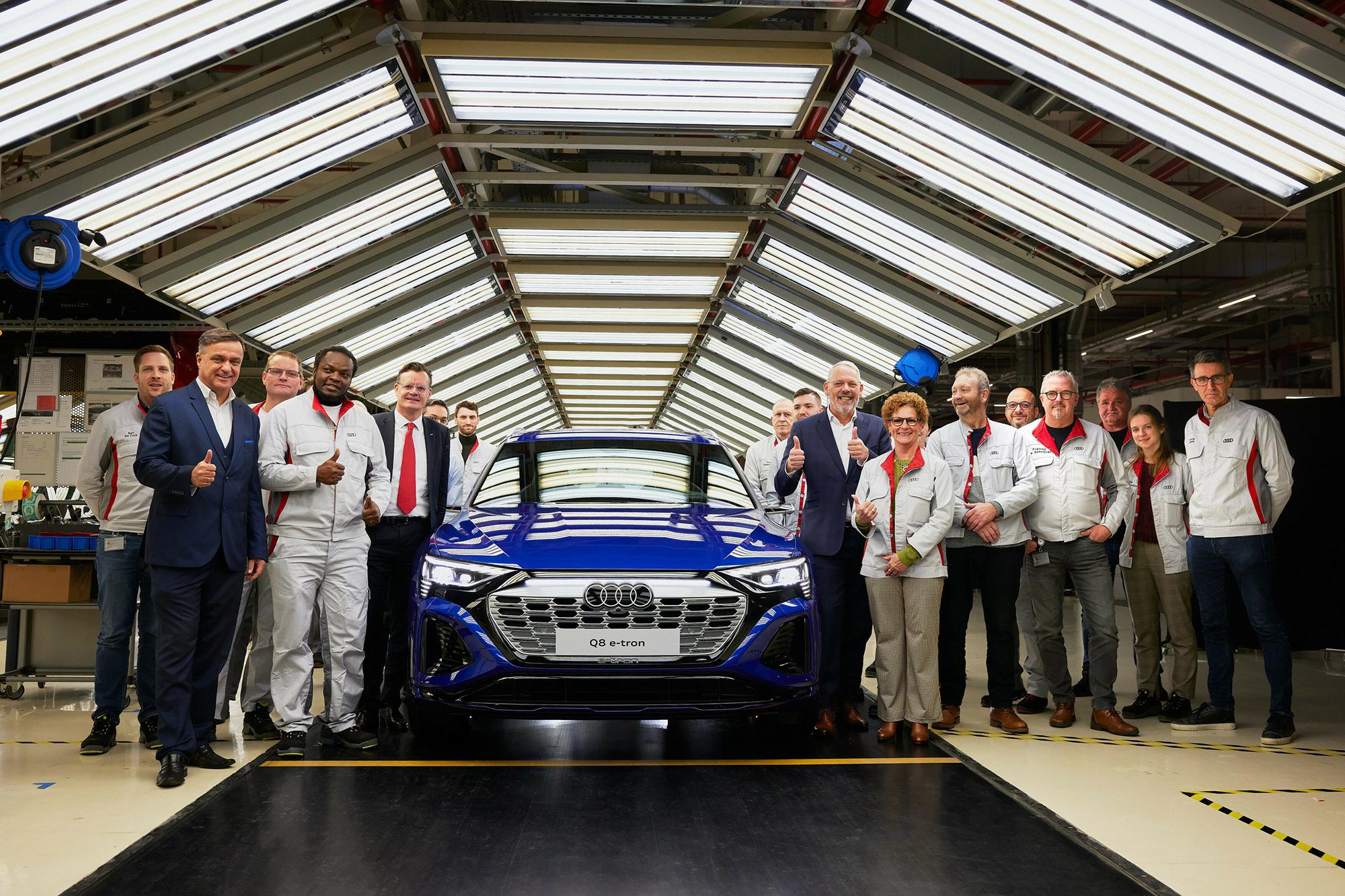 Η παραγωγή του Audi Q8 e-tron ξεκίνησε στην Ευρώπη