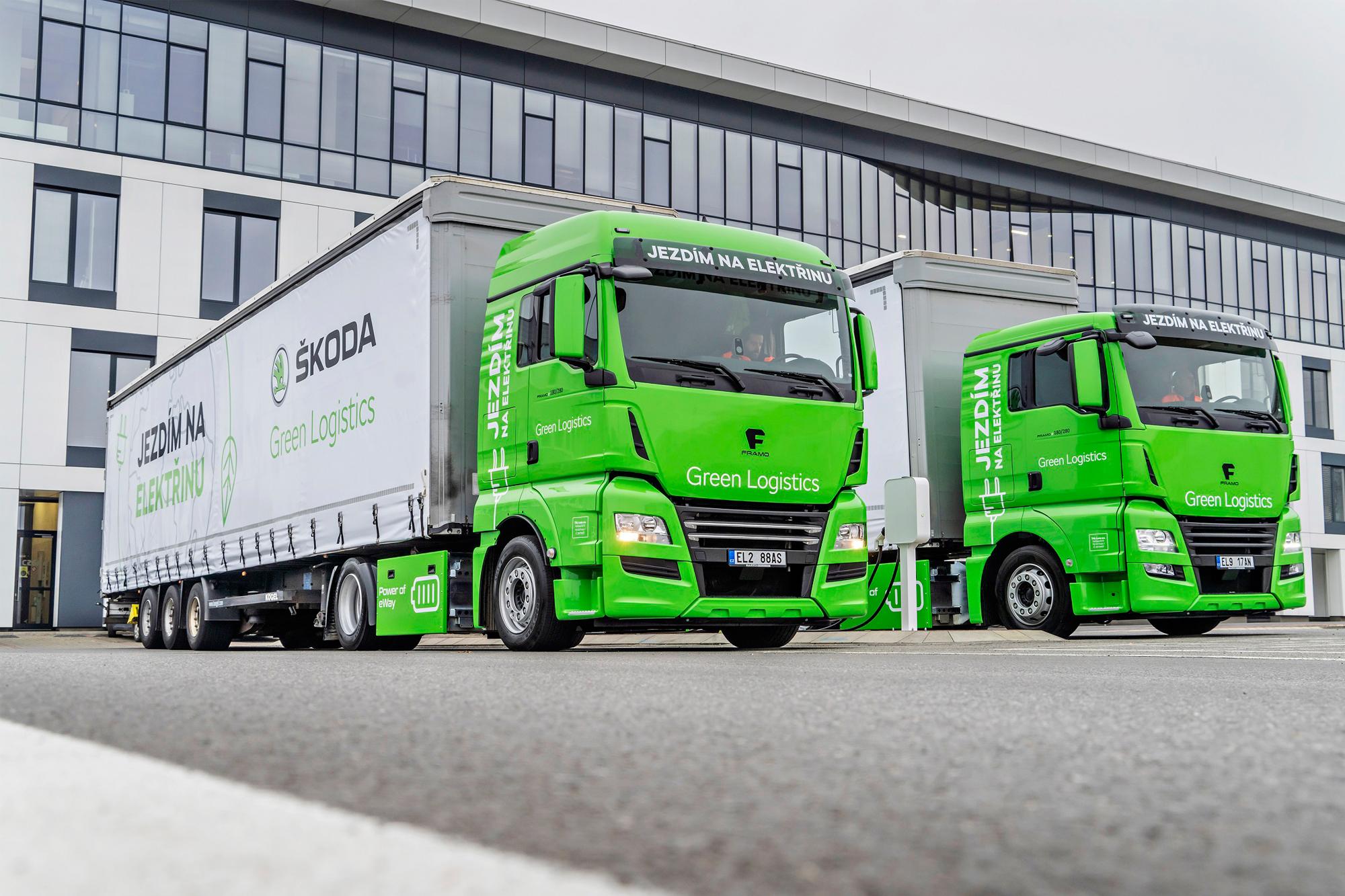 Η Skoda Auto θα χρησιμοποιεί ηλεκτρικά φορτηγά
