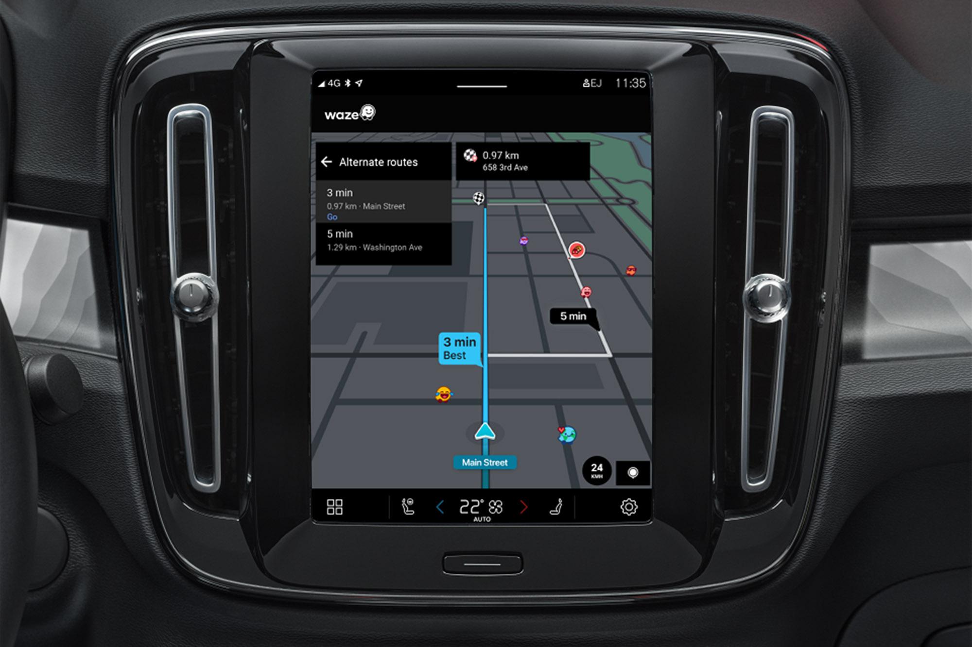 Η εφαρμογή Waze είναι τώρα διαθέσιμη στο Volvo σας
