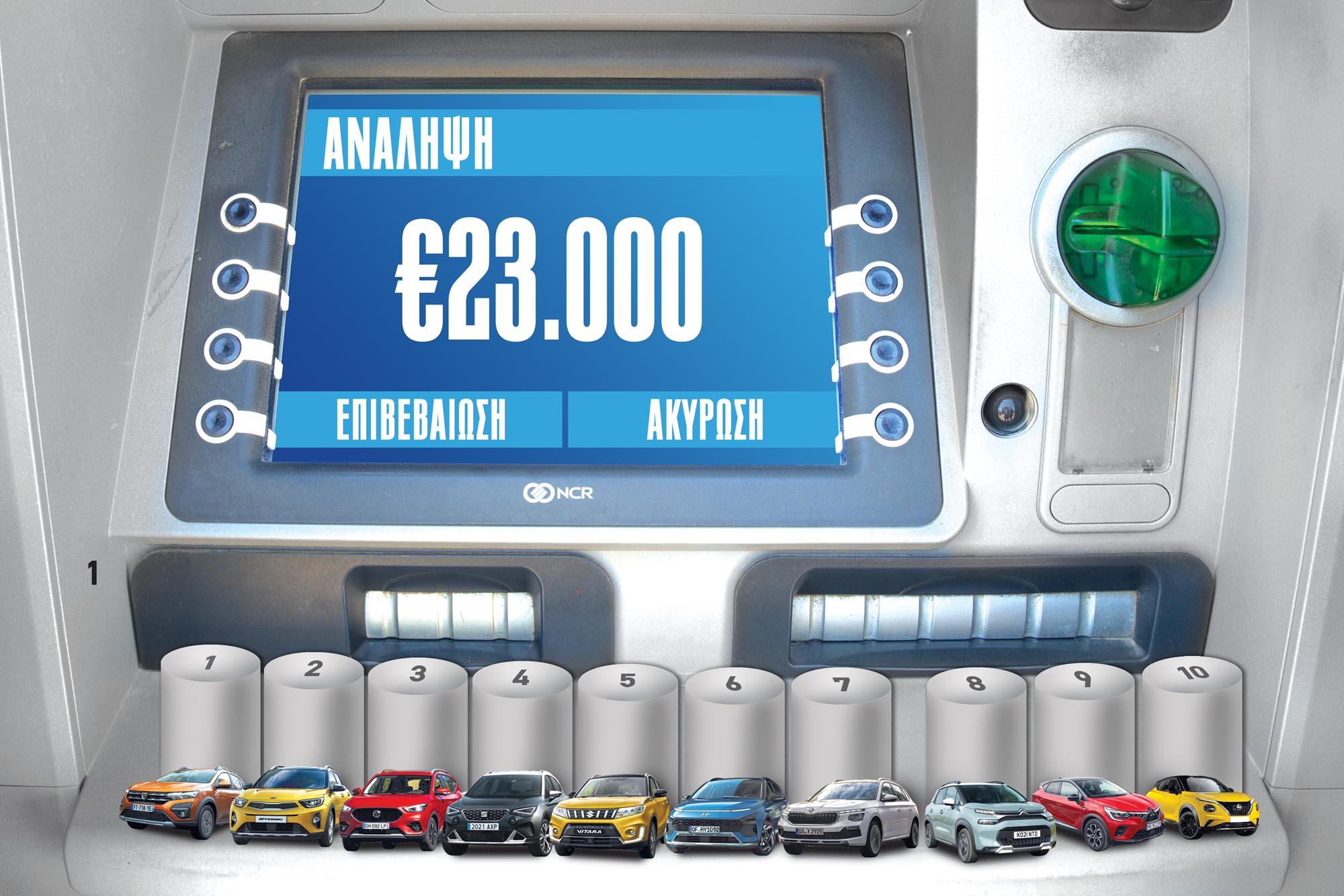 Τα B-SUV μέχρι 23.000 ευρώ