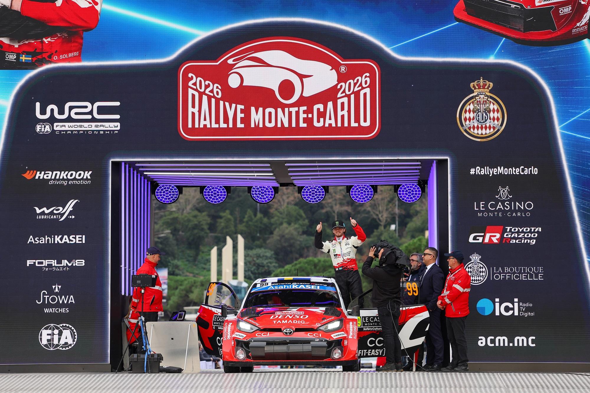 Rally Monte Carlo 2026: Θριαμβευτής ο Oliver Solberg – Απόλυτη κυριαρχία της Toyota με 1-2-3 