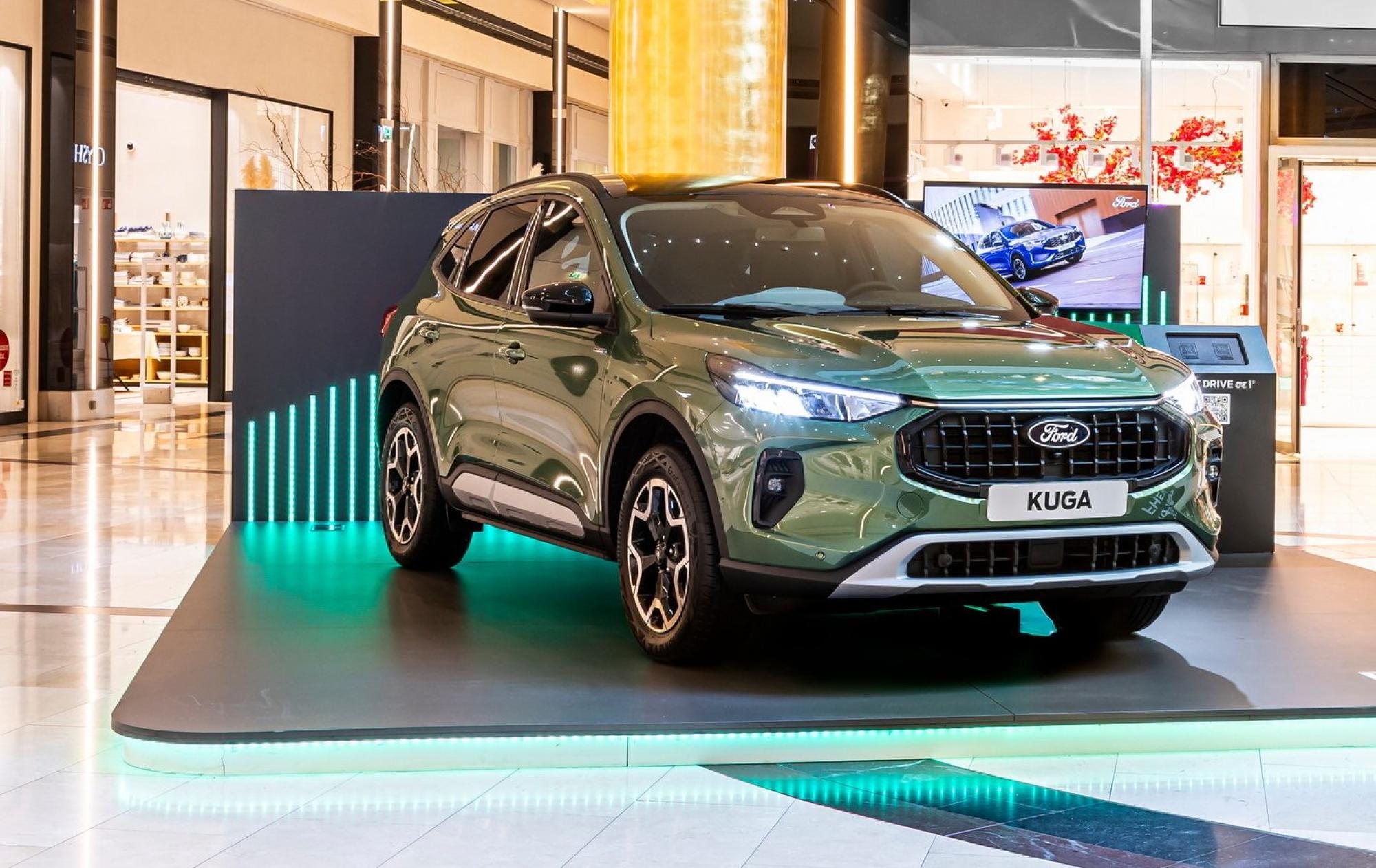 To νέο Ford Kuga είναι στο Golden Hall και σας προσκαλεί να το οδηγήσετε